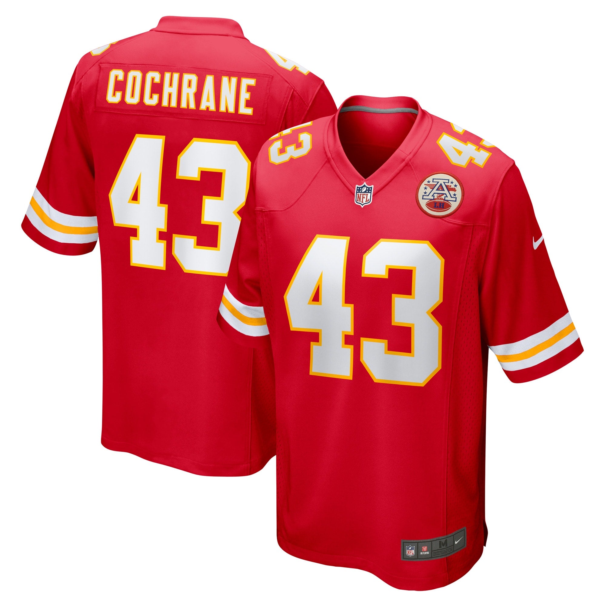Jack Cochrane Kansas City Chiefs Nike Game Player Jersey   Red