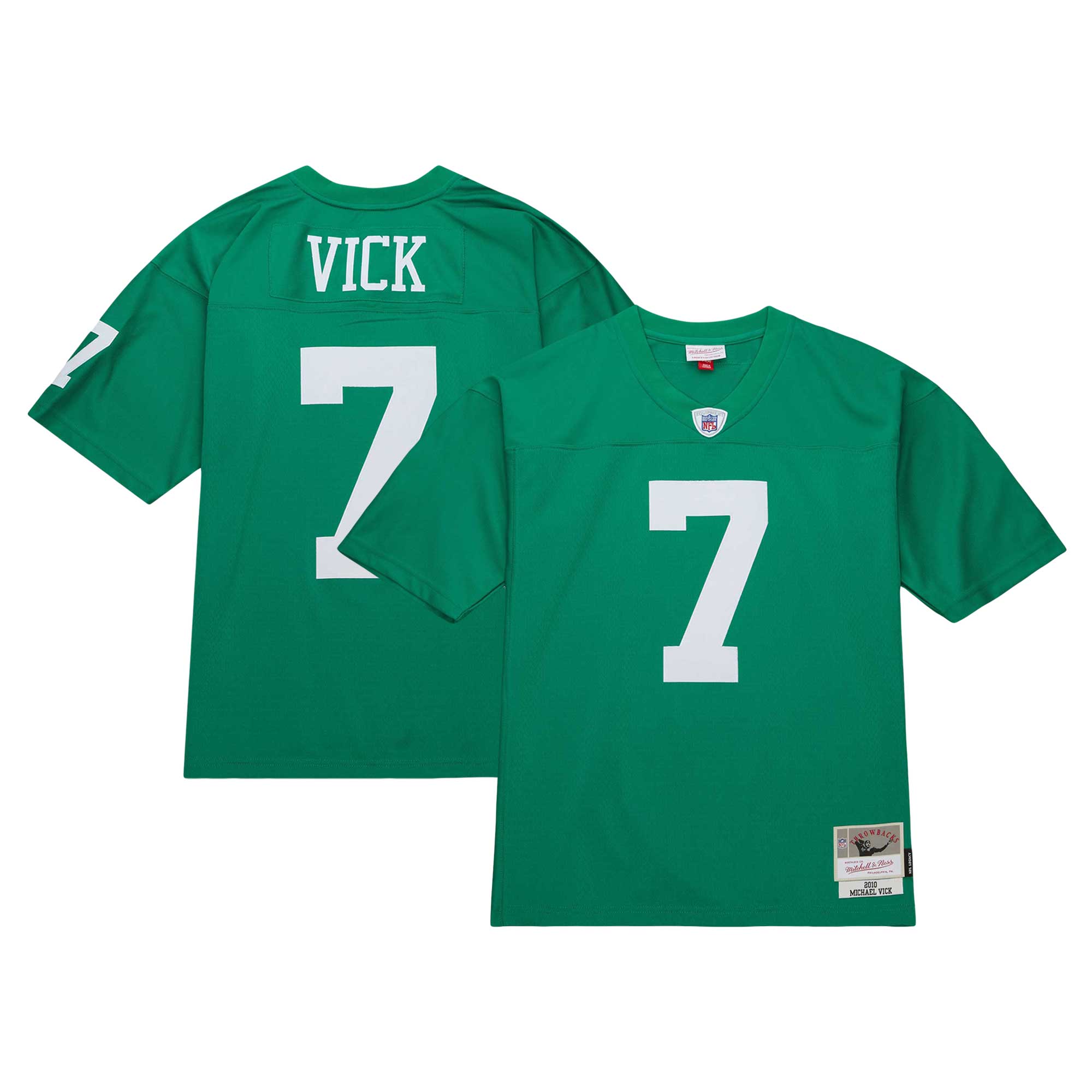 Michael Vick Philadelphia Eagles Mitchell   Ness Legacy Replica Jersey   Kelly Green