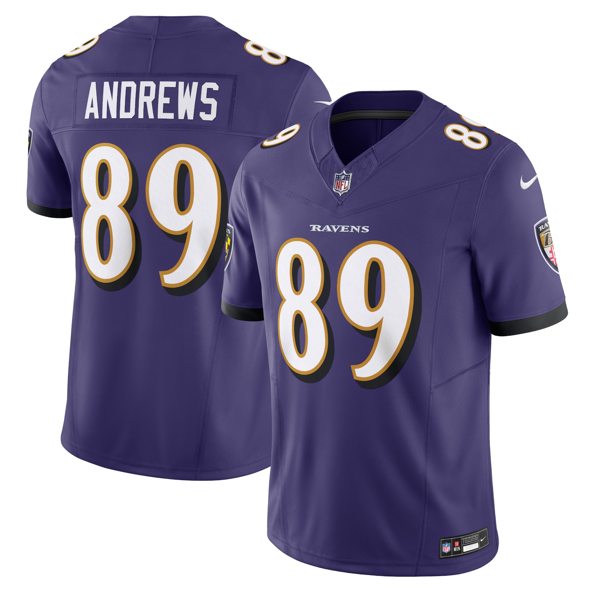 Mark Andrews Baltimore Ravens Nike Vapor F.U.S.E. Limited Jersey   Purple