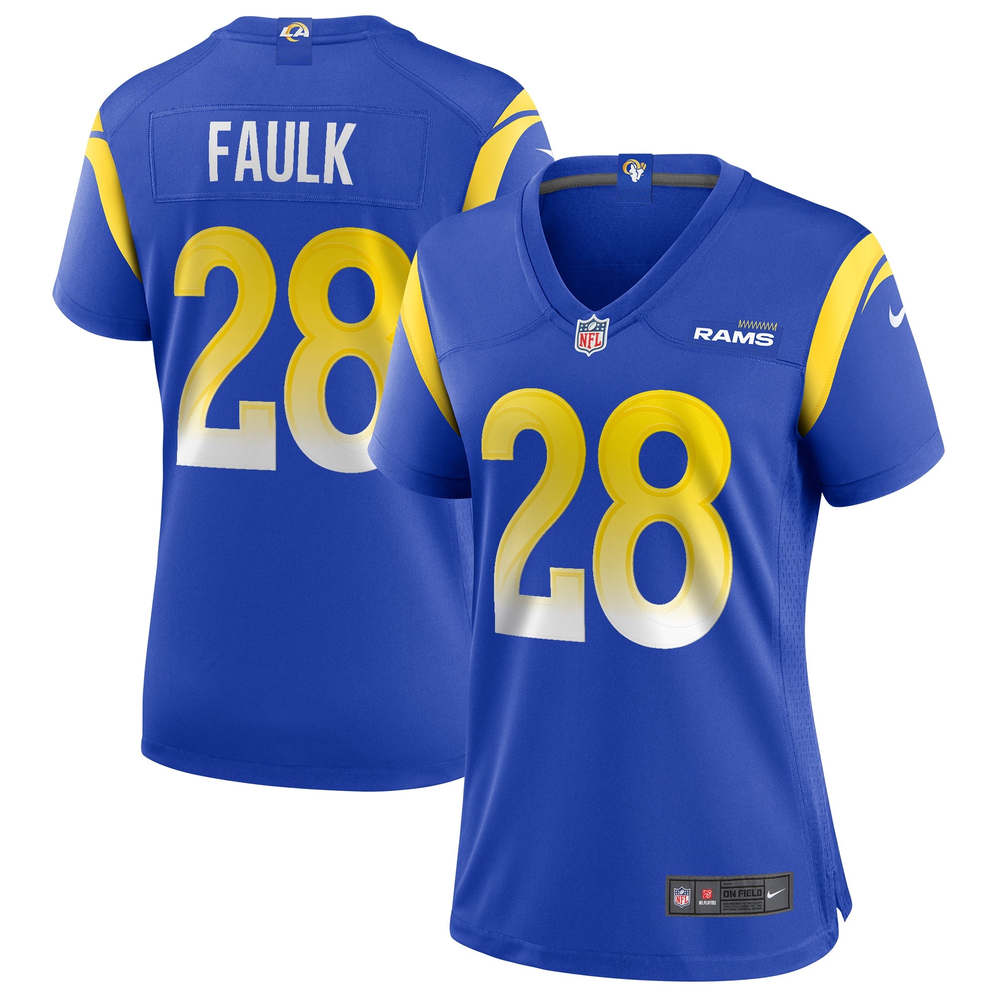 Marshall Faulk Los Angeles Rams Nike Women s Game Retired Player Jersey   Royal