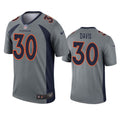 Men s Denver Broncos Terrell Davis Inverted Legend Jersey   Gray