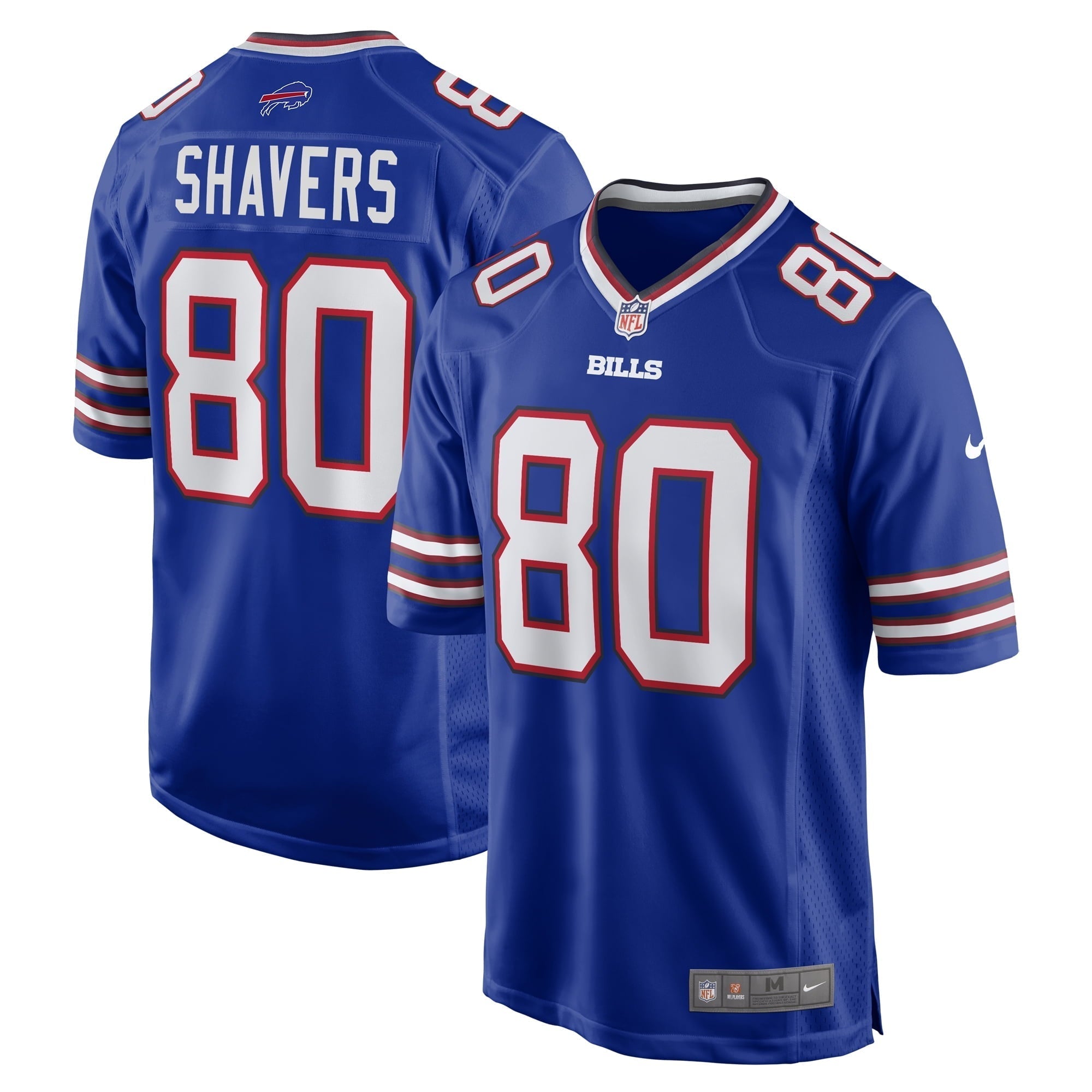 Men s Nike Tyrell Shavers Royal Buffalo Bills Team Game Jersey