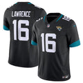Men s Jacksonville Jaguars  Trevor Lawrence Black 2023 F.U.S.E Vapor Untouchable Limited Stitched Jerseys