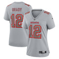 Tom Brady Tampa Bay Buccaneers Nike Women s Atmosphere Fashion Game Jersey   Gray