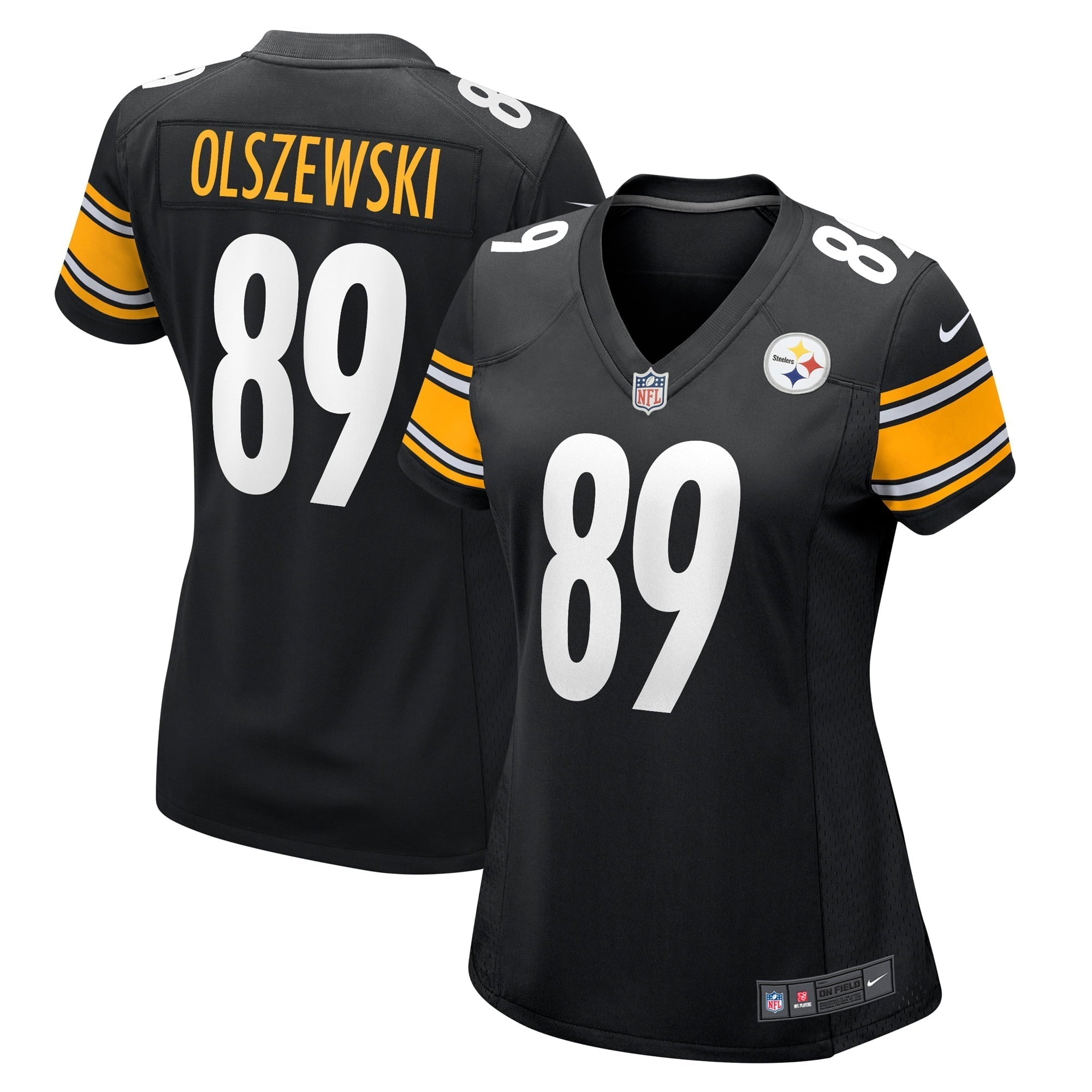 Women s Nike Gunner Olszewski Black Pittsburgh Steelers Game Player Jersey