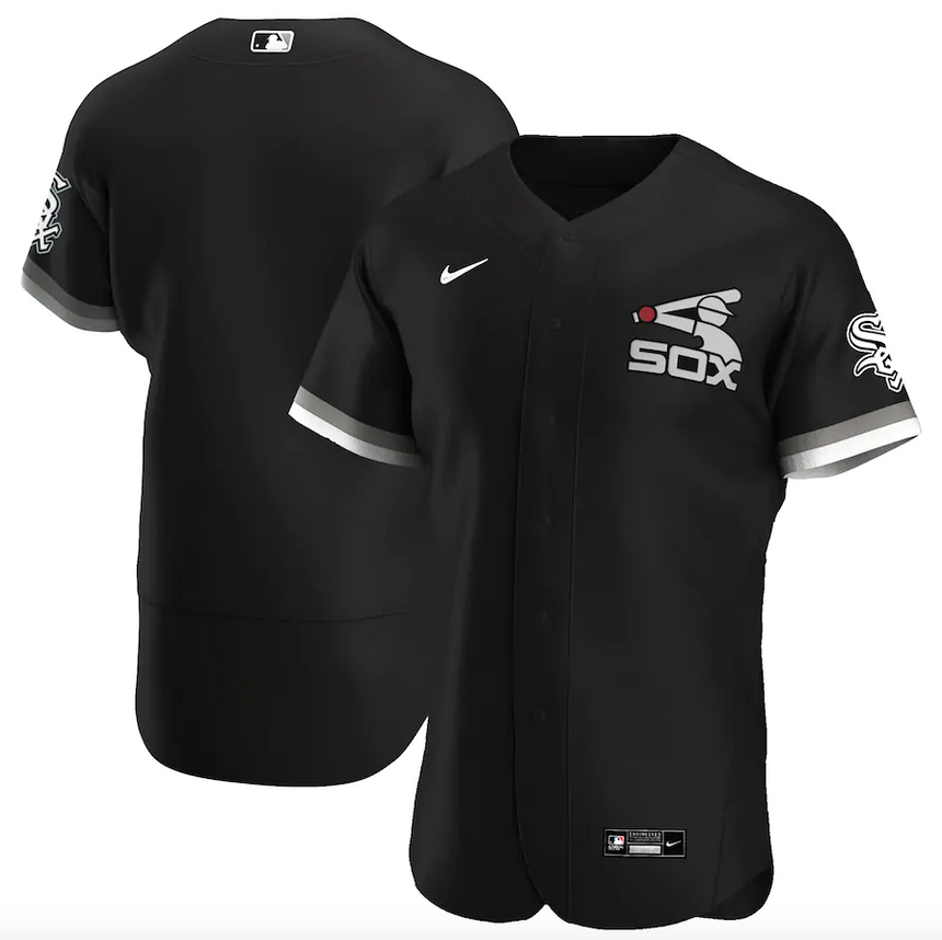 Men's Chicago White Sox Black Alternate Spring Training Authentic Team Jersey