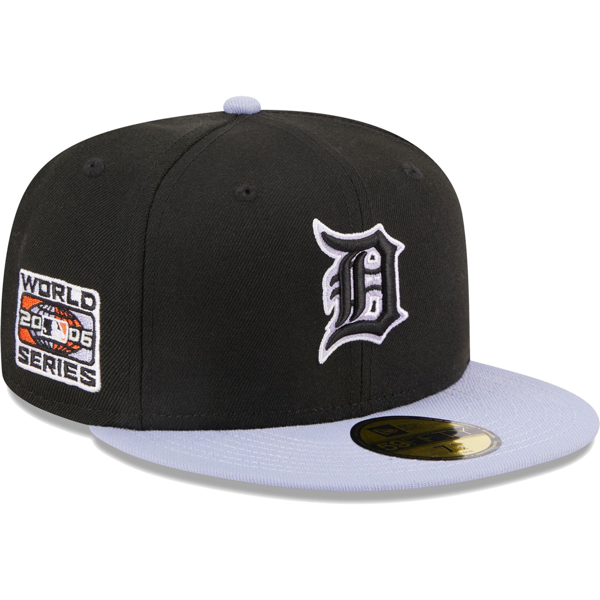 Detroit Tigers New Era Side Patch 59FIFTY Fitted Hat - Black