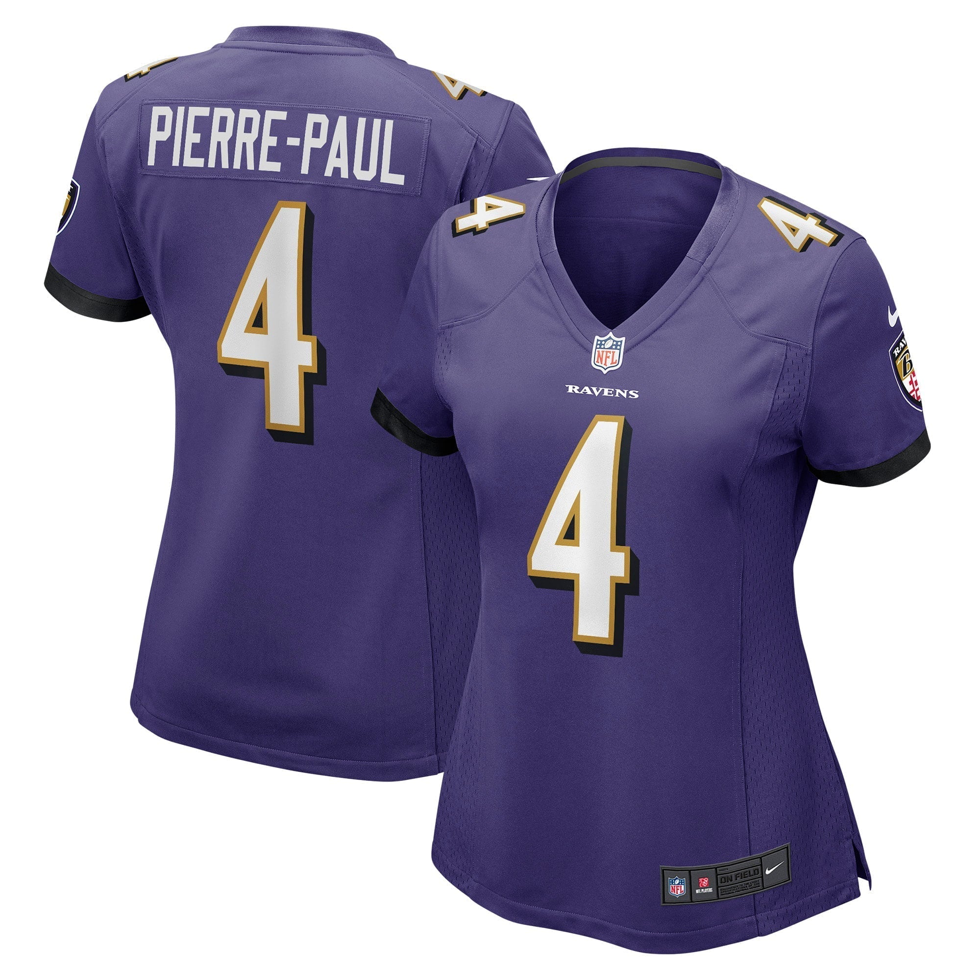 Women s Nike Jason Pierre-Paul Purple Baltimore Ravens Home Game Player Jersey