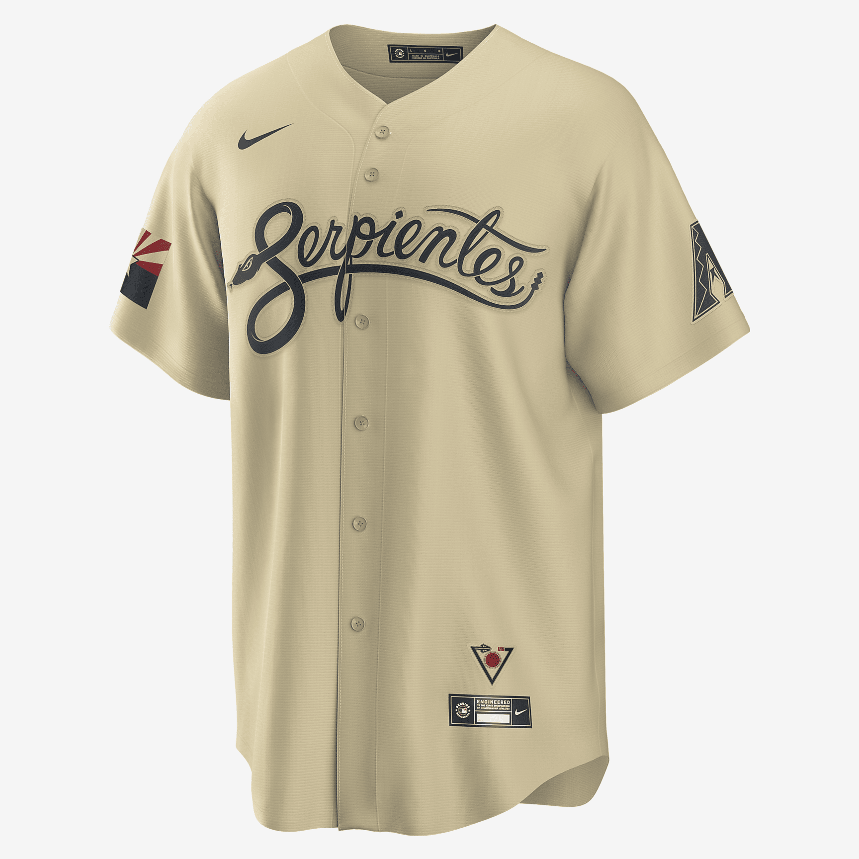 MLB Arizona Diamondbacks City Connect (Randy Johnson) Men's Replica Baseball Jersey - Gold