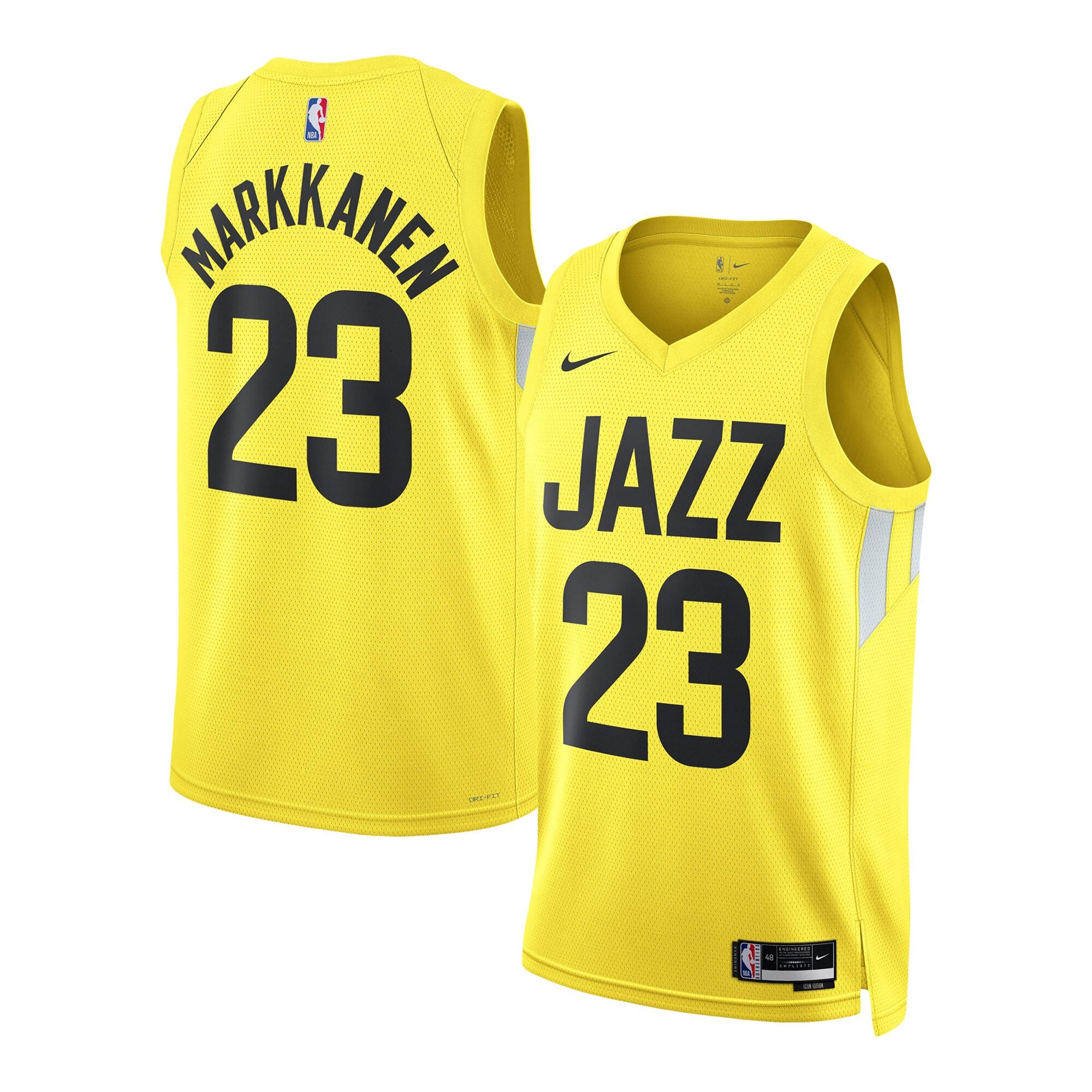 Lauri Markkanen Utah Jazz Nike Unisex Swingman Jersey - Association Edition - Gold