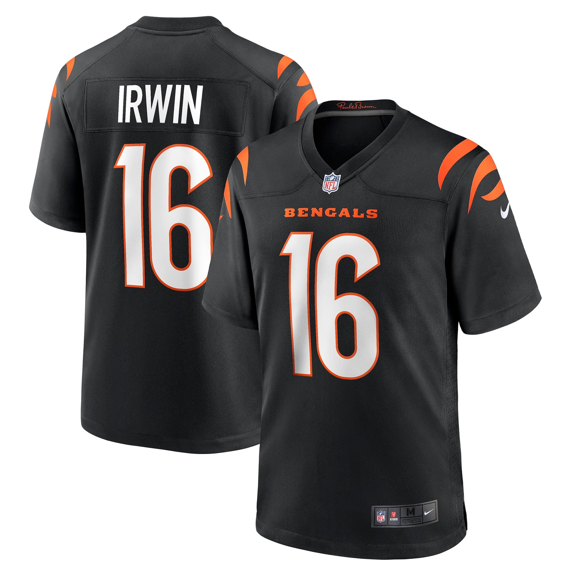 Trenton Irwin Cincinnati Bengals Nike Game Player Jersey   Black