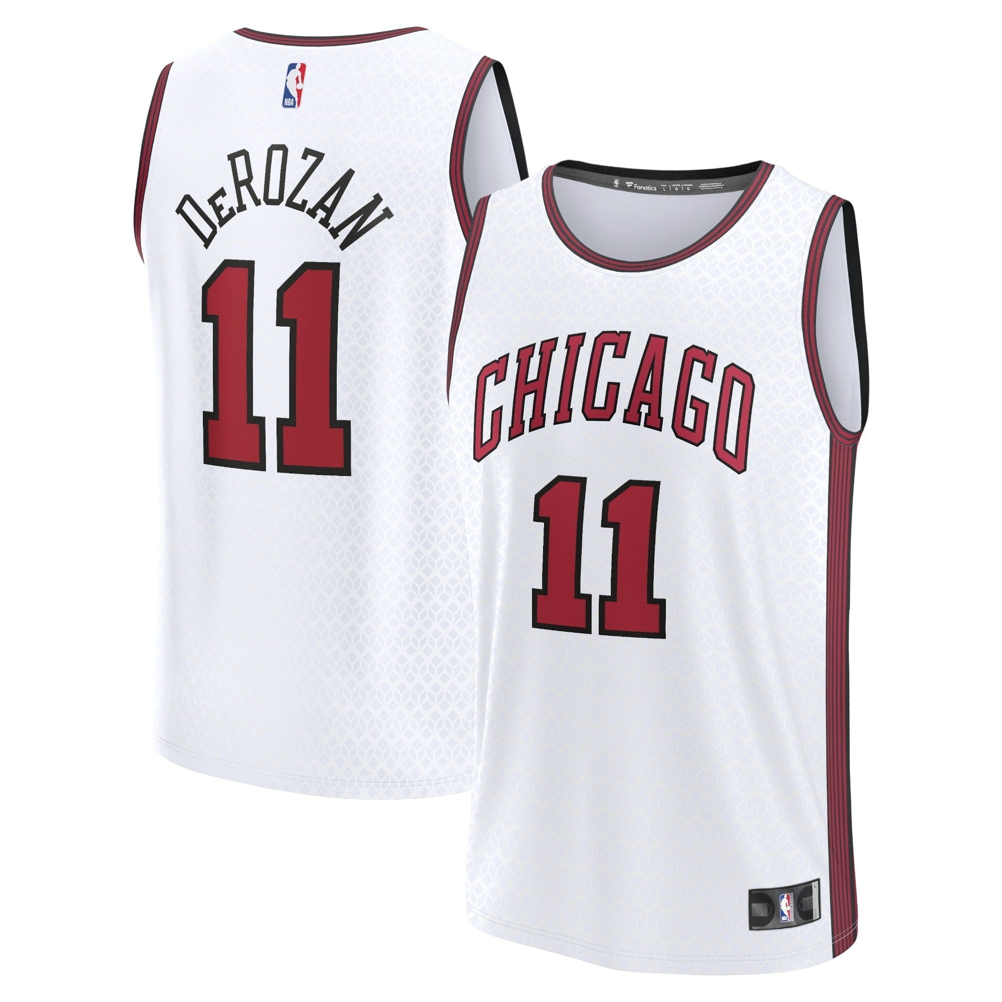 Men's Fanatics Branded DeMar DeRozan White Chicago Bulls 2022/23 Fastbreak Jersey - City Edition