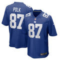 Makai Polk New York Giants Nike Home Game Player Jersey Royal