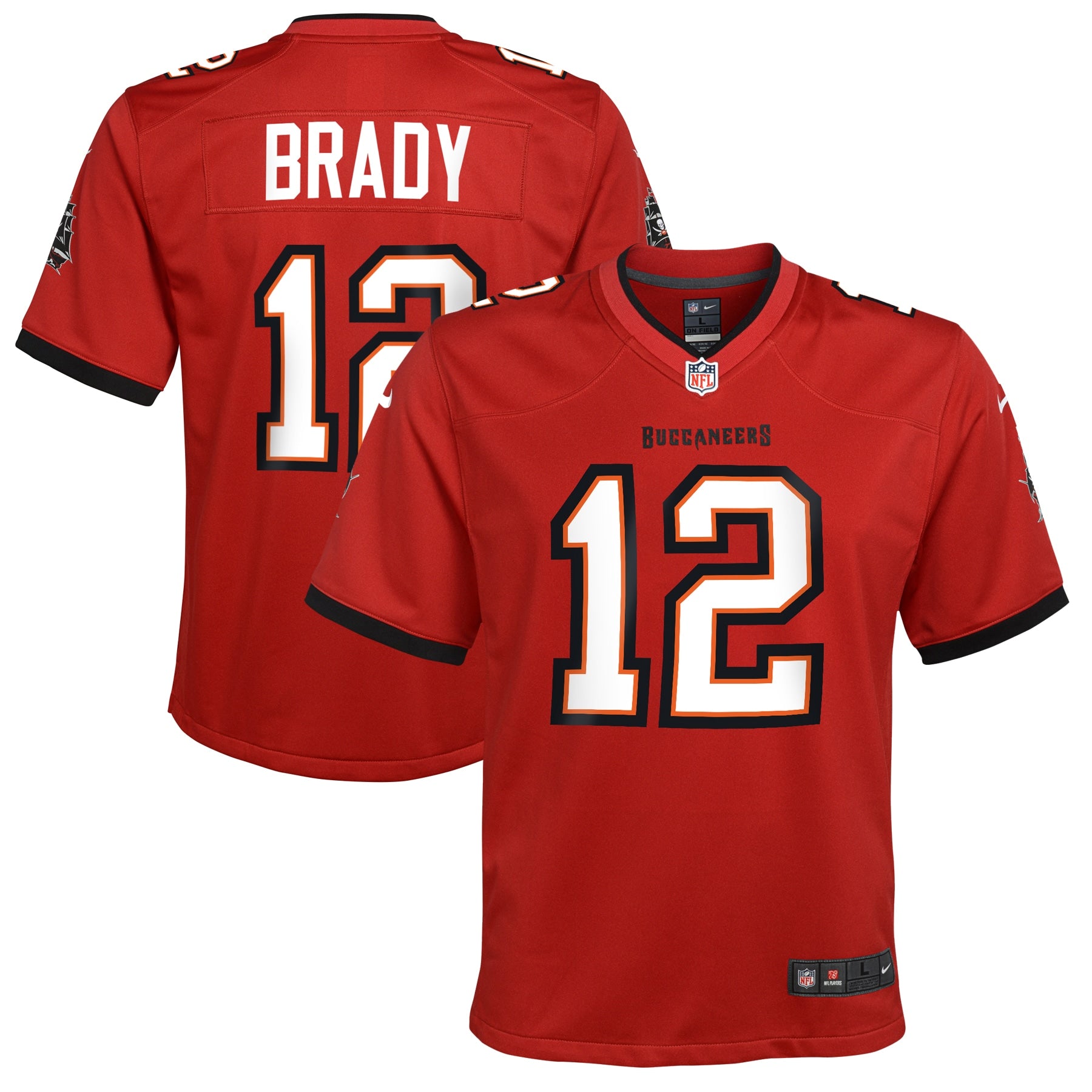 Tom Brady Tampa Bay Buccaneers Nike Youth Game Jersey   Red