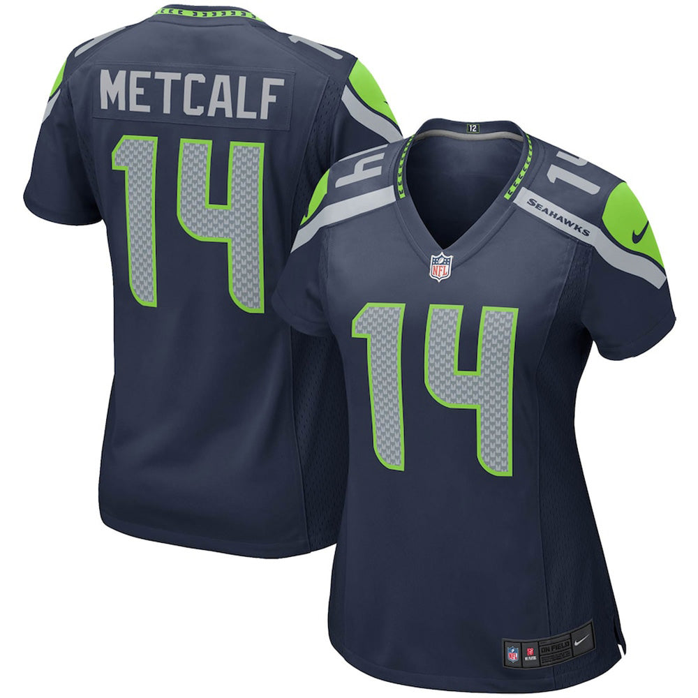 Women s Seattle Seahawks DK Metcalf Game Jersey Navy