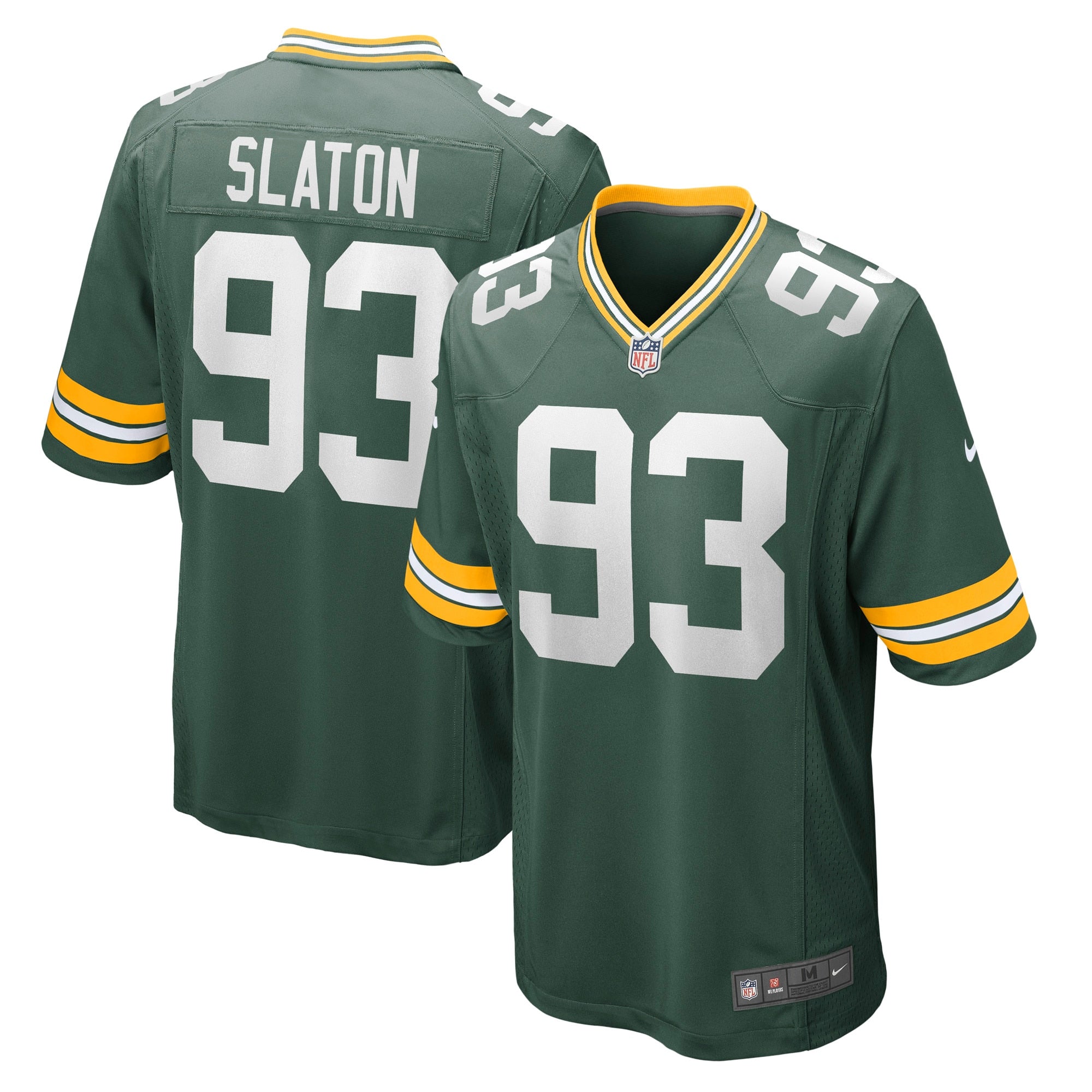 T.J. Slaton Green Bay Packers Nike Game Jersey   Green