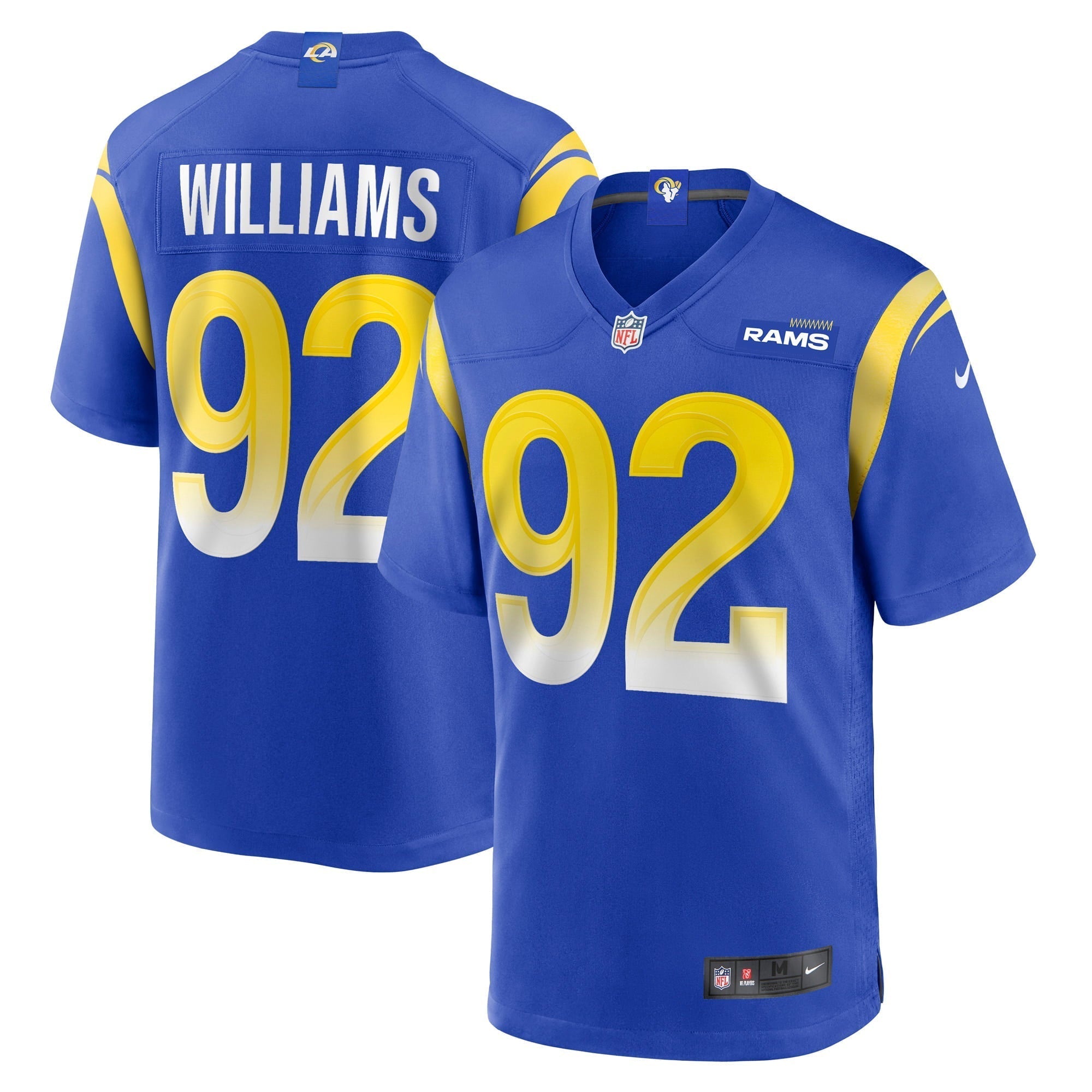Men s Nike Jonah Williams Royal Los Angeles Rams Game Player Jersey