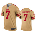 Men s San Francisco 49ers Colin Kaepernick Inverted Legend Jersey   Gold