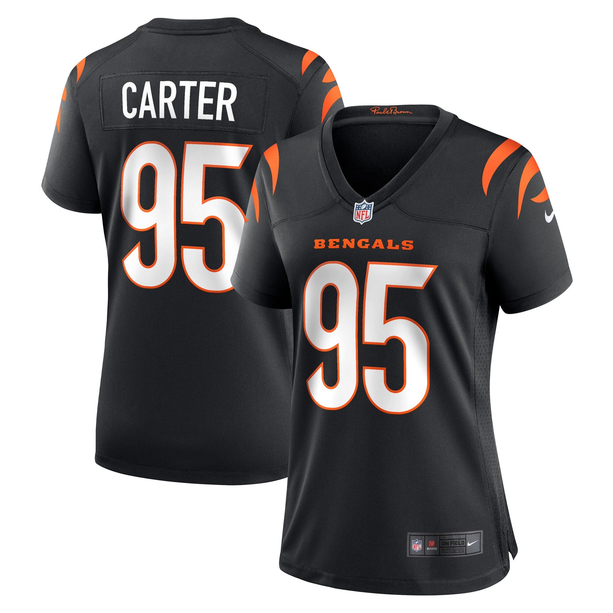 Zach Carter Cincinnati Bengals Nike Women s Game Player Jersey   Black